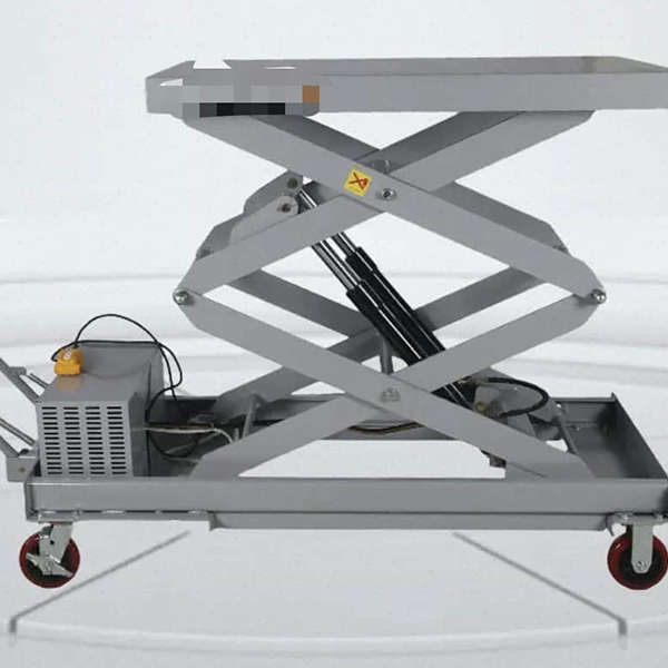 This hydraulic scissor lifting trolley is speciall