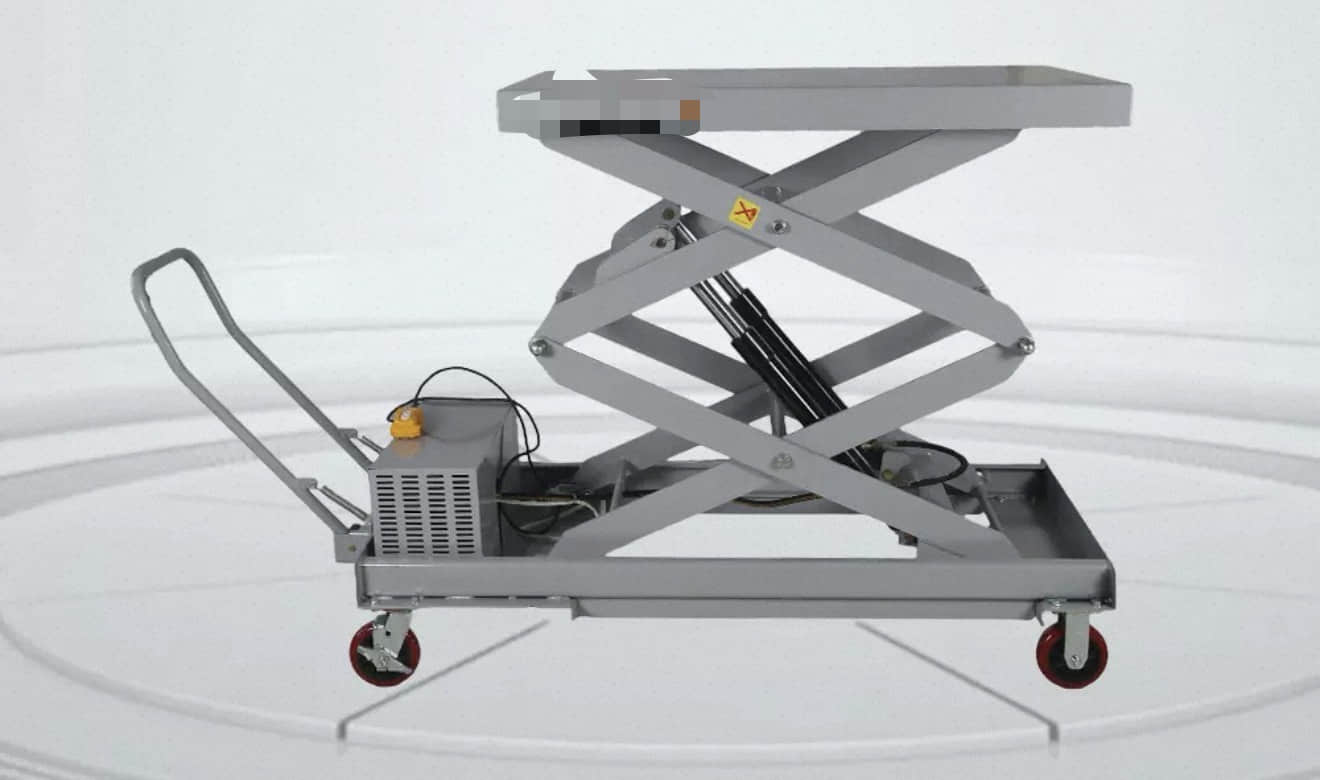 This hydraulic scissor lifting trolley is speciall